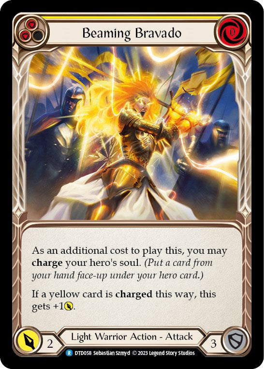 Flesh and Blood TCG: Beaming Bravado (Yellow) image