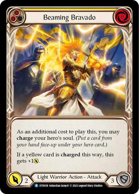 Flesh and Blood TCG: Beaming Bravado (Yellow) image
