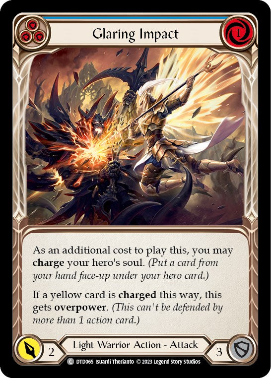 Flesh and Blood TCG: Glaring Impact (Blue) image