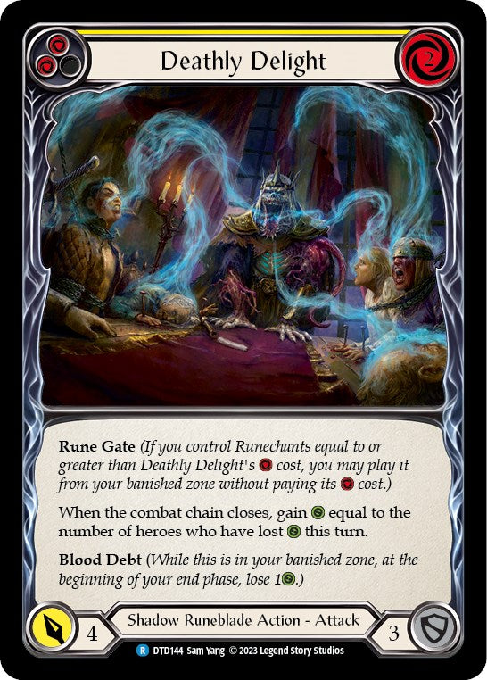 Flesh and Blood TCG: Deathly Delight (Yellow) image