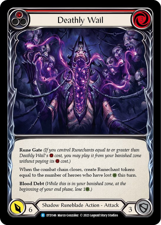 Flesh and Blood TCG: Deathly Wail (Red) image