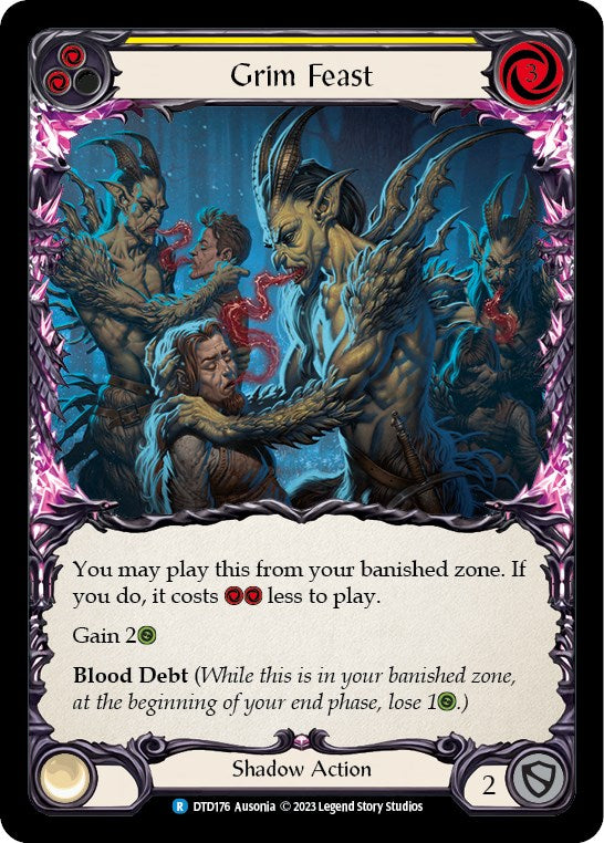 Flesh and Blood TCG: Grim Feast (Yellow) image