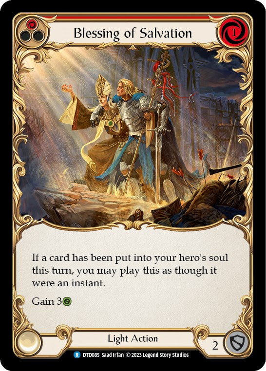 Flesh and Blood TCG: Blessing of Salvation (Red) image