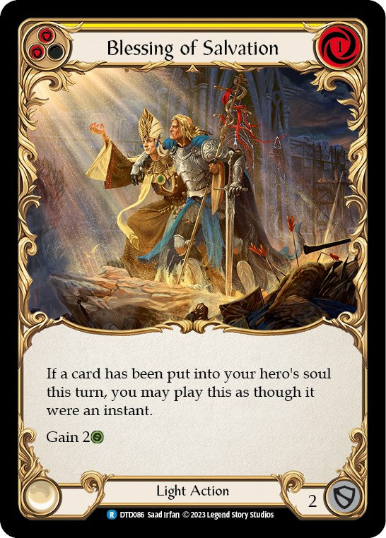Flesh and Blood TCG: Blessing of Salvation (Yellow) image