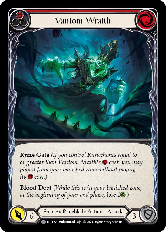 Flesh and Blood TCG: Vantom Wraith (Red) image