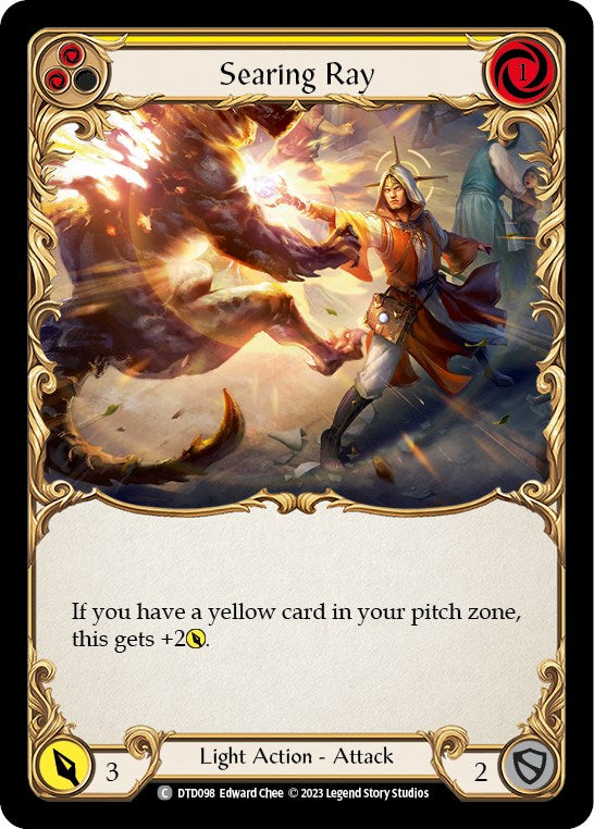 Flesh and Blood TCG: Searing Ray (Yellow) image