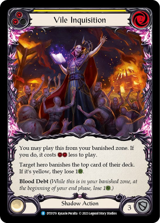 Flesh and Blood TCG: Vile Inquisition (Yellow) image