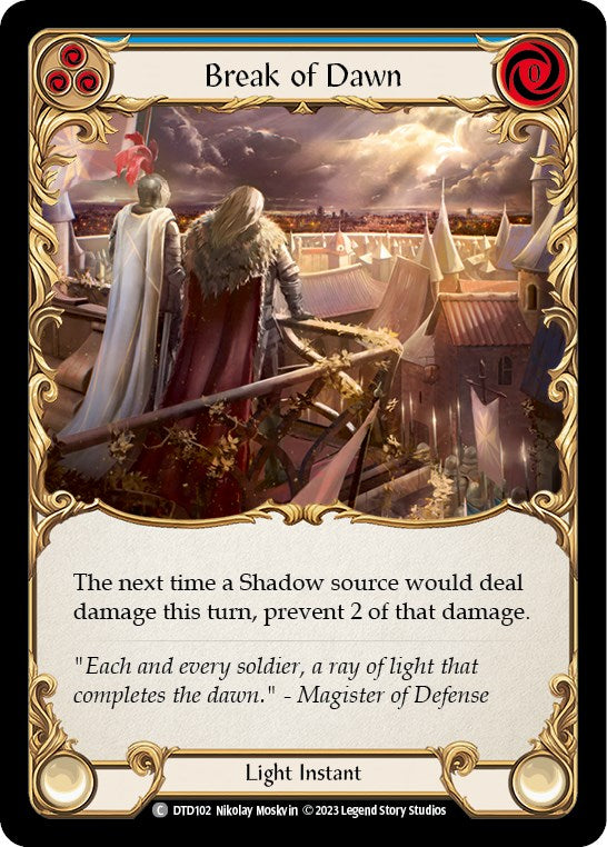 Flesh and Blood TCG: Break of Dawn (Blue) image