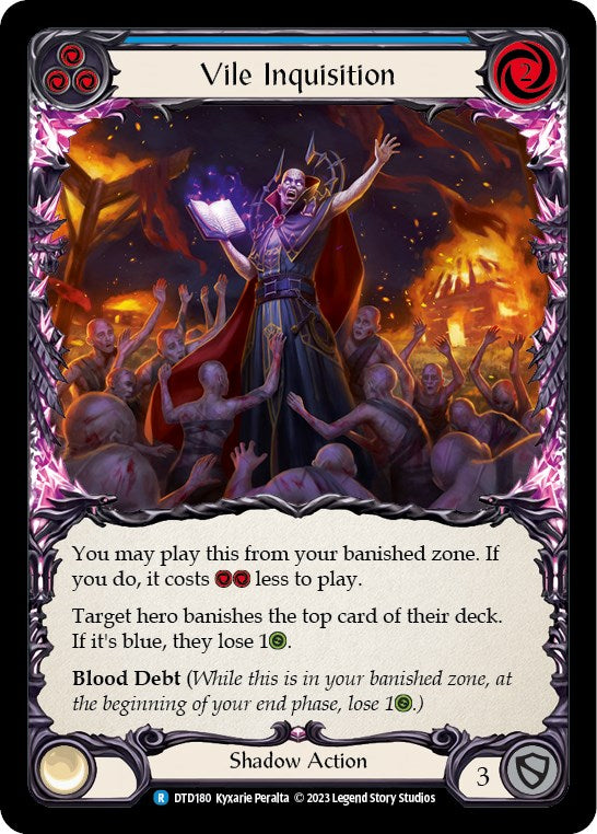 Flesh and Blood TCG: Vile Inquisition (Blue) image