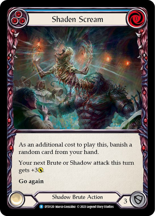 Flesh and Blood TCG: Shaden Scream (Blue) image