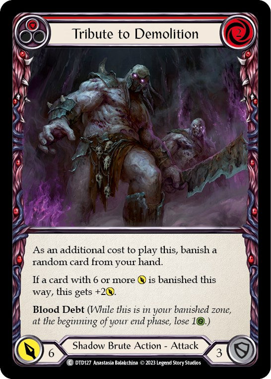 Flesh and Blood TCG: Tribute to Demolition (Red) image