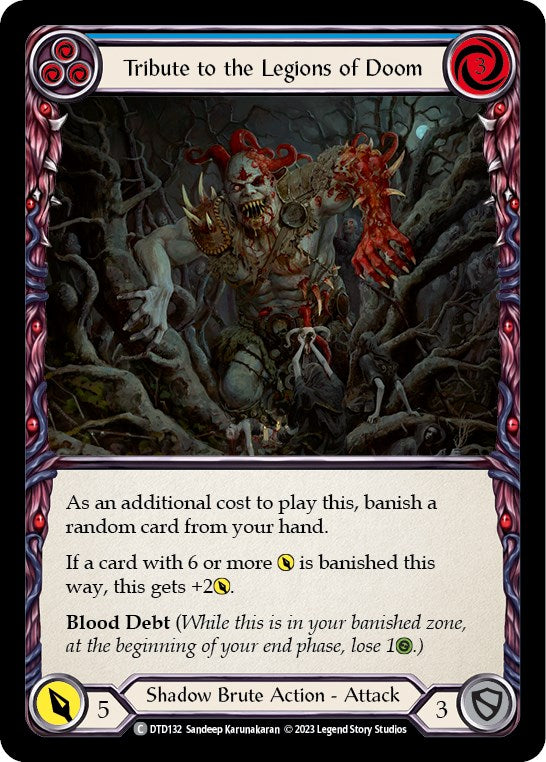 Flesh and Blood TCG: Tribute to the Legions of Doom (Blue) image