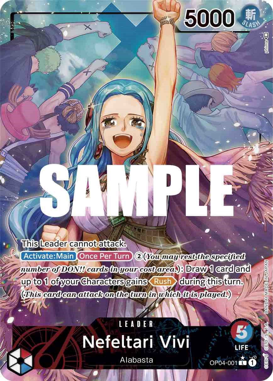 One Piece Card Game: Nefeltari Vivi (001) (Alternate Art) card image