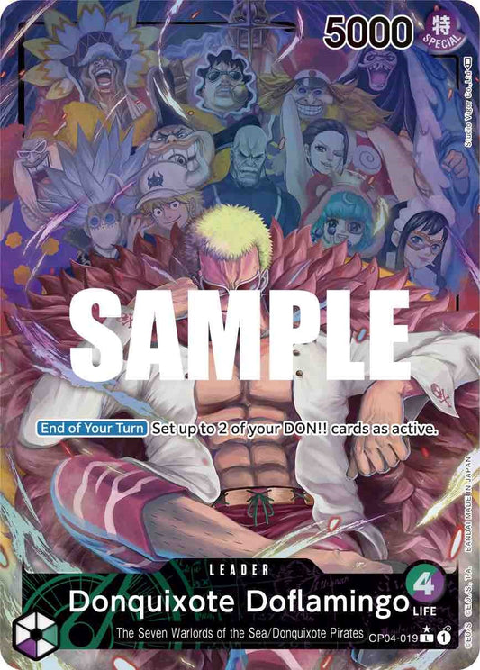 One Piece Card Game: Donquixote Doflamingo (019) (Alternate Art) card image