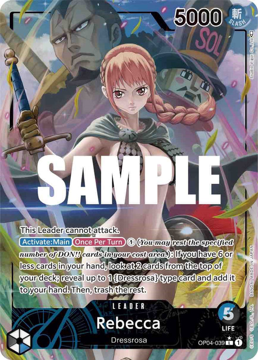 One Piece Card Game: Rebecca (039) (Alternate Art) card image