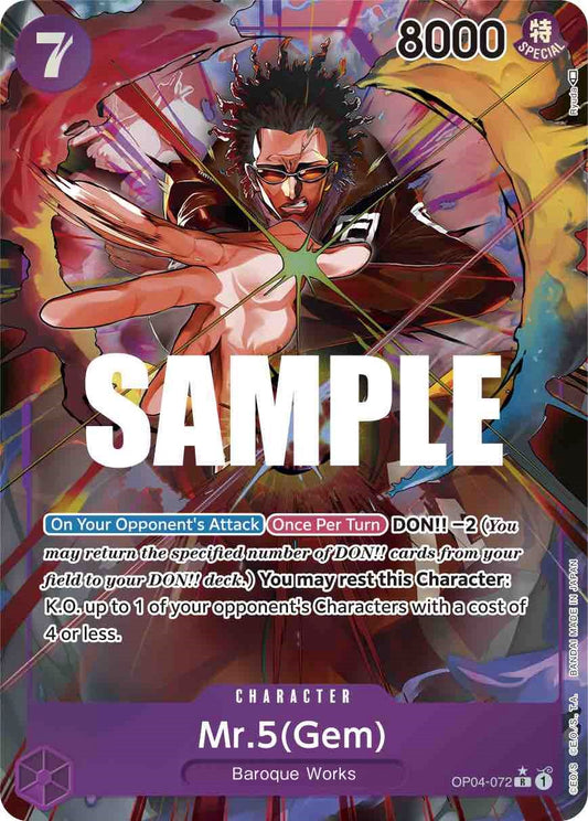 One Piece Card Game: Mr.5 (Gem) (Alternate Art) card image