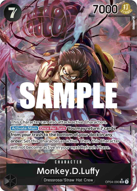 One Piece Card Game: Monkey.D.Luffy (090) (Alternate Art) card image