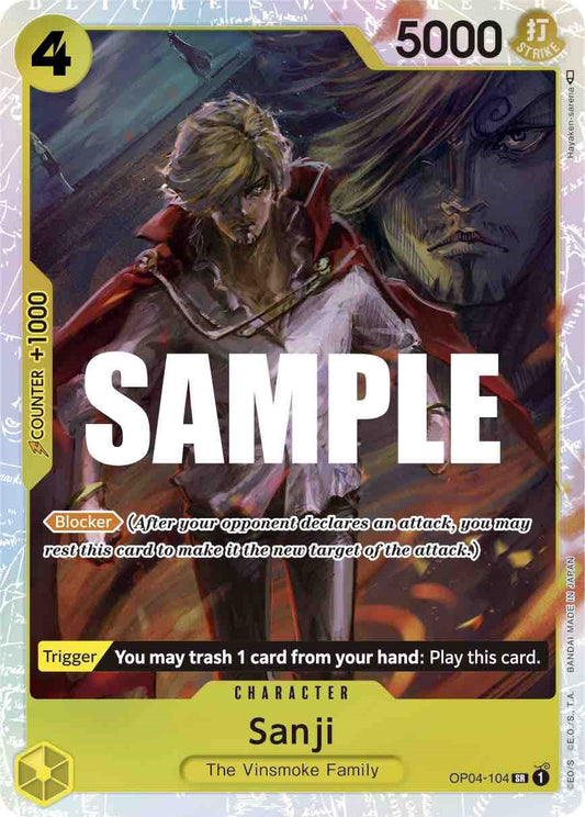 One Piece Card Game: Sanji (104) card image