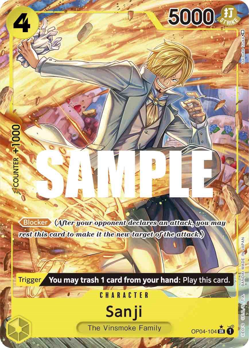 One Piece Card Game: Sanji (104) (Alternate Art) card image
