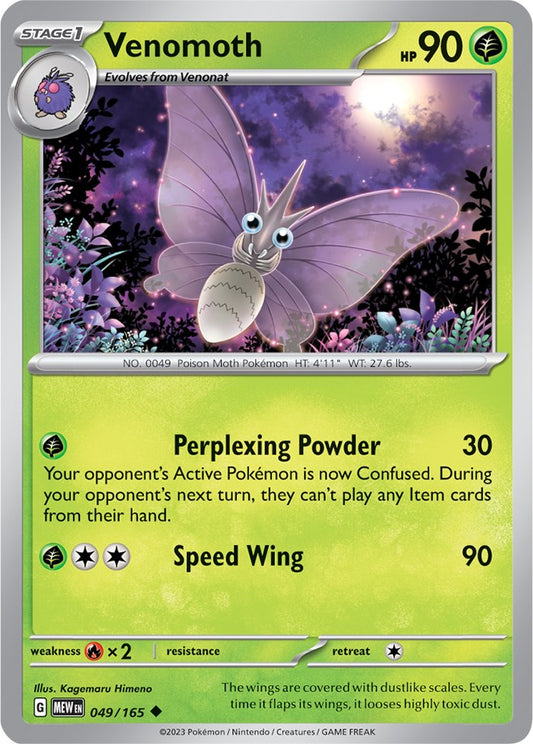 Pokemon: Venomoth card image