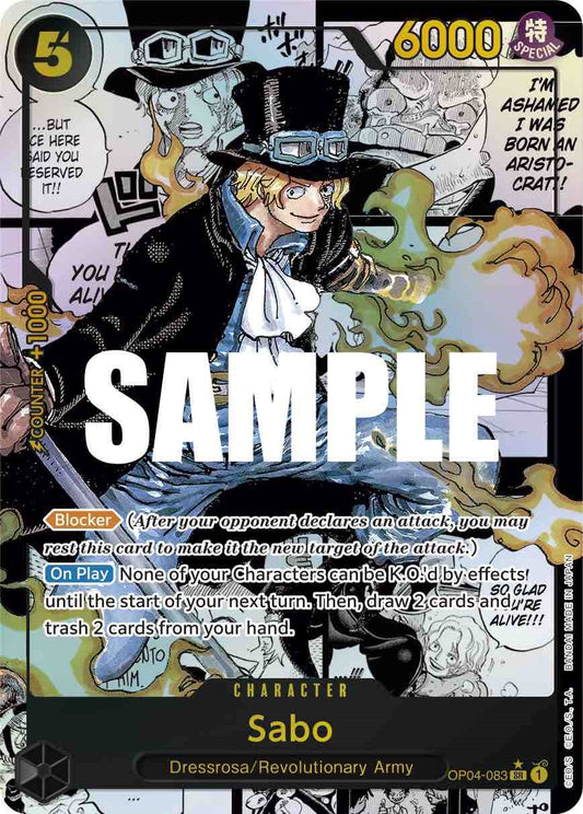One Piece Card Game: Sabo (Alternate Art) (Manga) card image