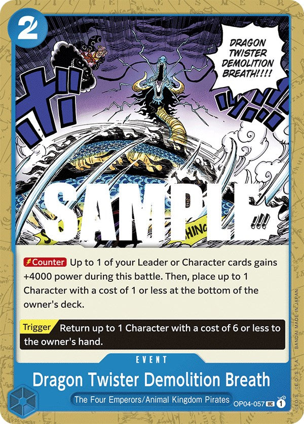 One Piece Card Game: Dragon Twister Demolition Breath card image
