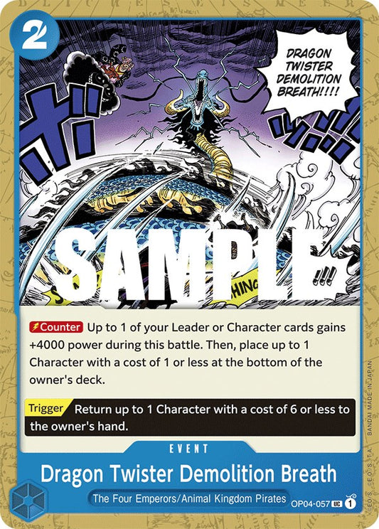 One Piece Card Game: Dragon Twister Demolition Breath card image