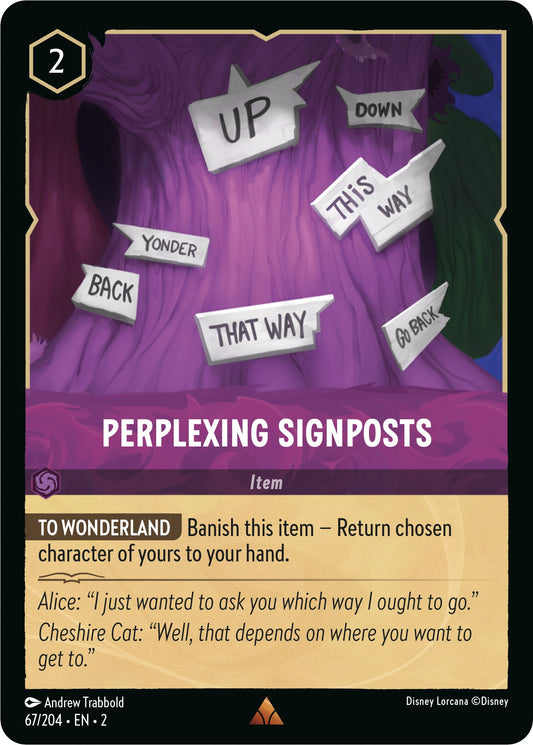Disney Lorcana: Perplexing Signposts card image