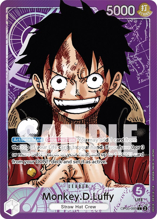 One Piece Card Game: Monkey.D.Luffy (060) (Alternate Art) card image