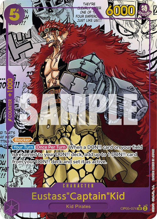 One Piece Card Game: Eustass"Captain"Kid (Alternate Art) (Manga) card image