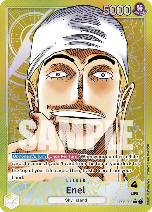 One Piece Card Game: Enel (098) (Alternate Art) card image