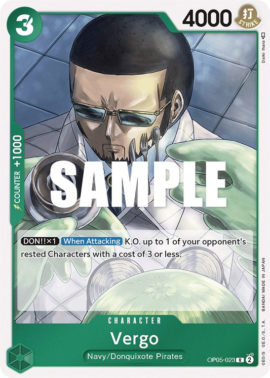 One Piece Card Game: Vergo card image
