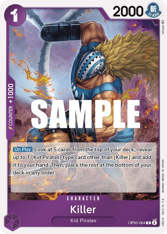 One Piece Card Game: Killer card image