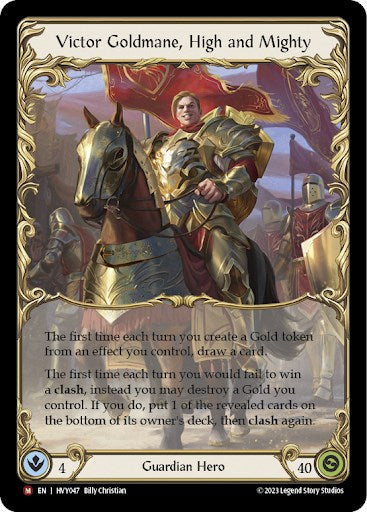Flesh and Blood TCG: Victor Goldmane, High and Mighty image