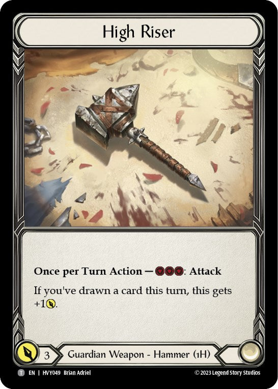 Flesh and Blood TCG: High Riser // Cintari Saber image