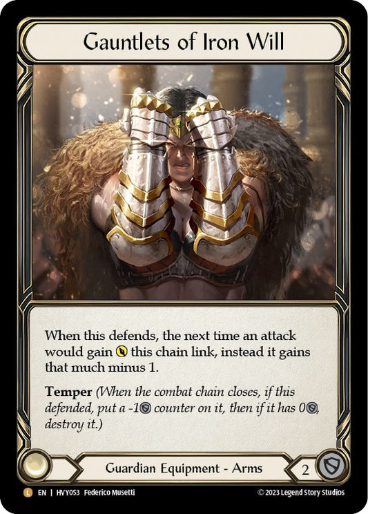 Flesh and Blood TCG: Gauntlets of Iron Will image