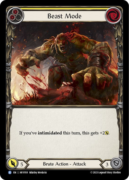 Flesh and Blood TCG: Beast Mode (Yellow) image