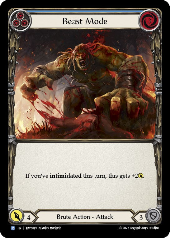 Flesh and Blood TCG: Beast Mode (Blue) image