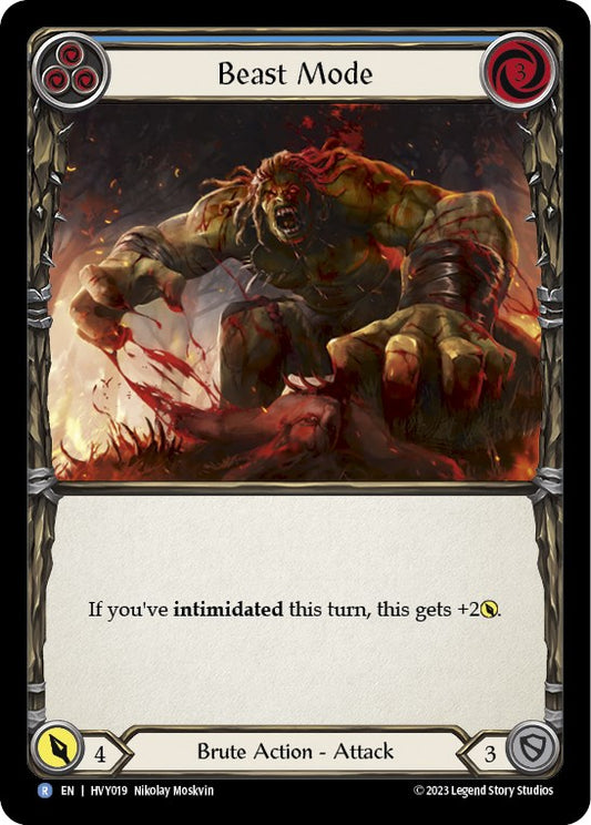 Flesh and Blood TCG: Beast Mode (Blue) image