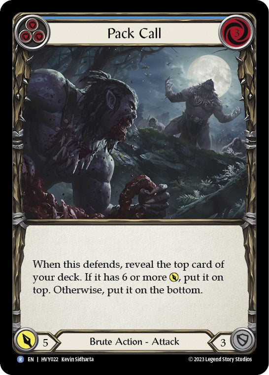 Flesh and Blood TCG: Pack Call (Blue) image