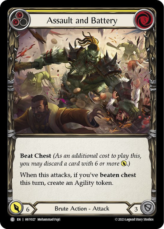 Flesh and Blood TCG: Assault and Battery (Yellow) image