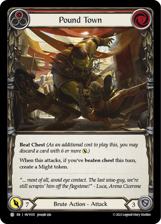 Flesh and Blood TCG: Pound Town (Red) image