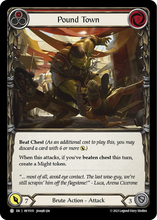Flesh and Blood TCG: Pound Town (Red) image