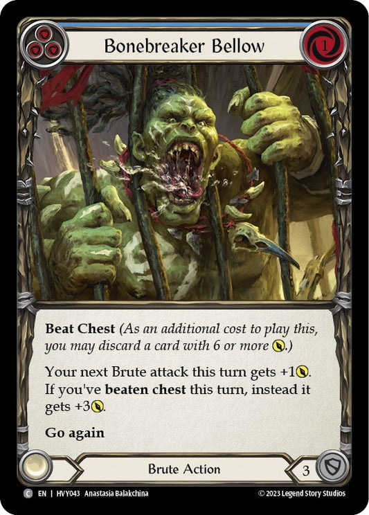 Flesh and Blood TCG: Bonebreaker Bellow (Blue) image