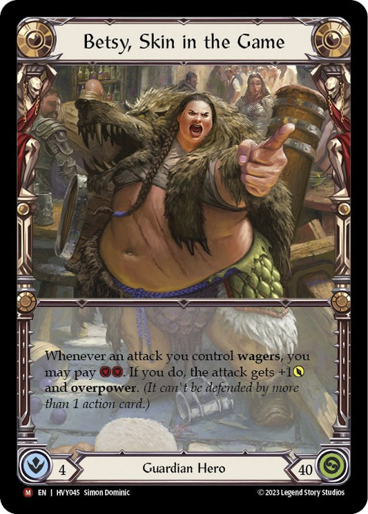 Flesh and Blood TCG: Betsy, Skin in the Game image