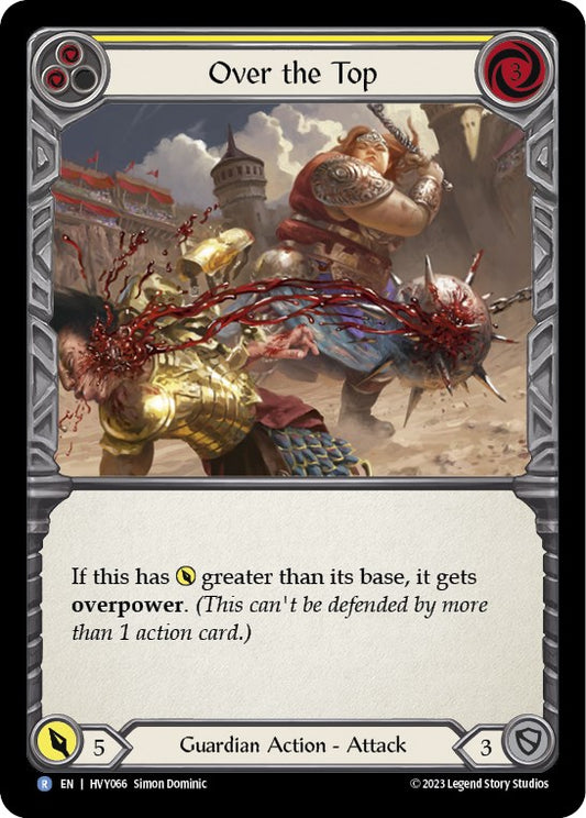 Flesh and Blood TCG: Over the Top (Yellow) image