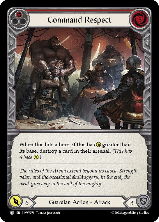 Flesh and Blood TCG: Command Respect (Red) image