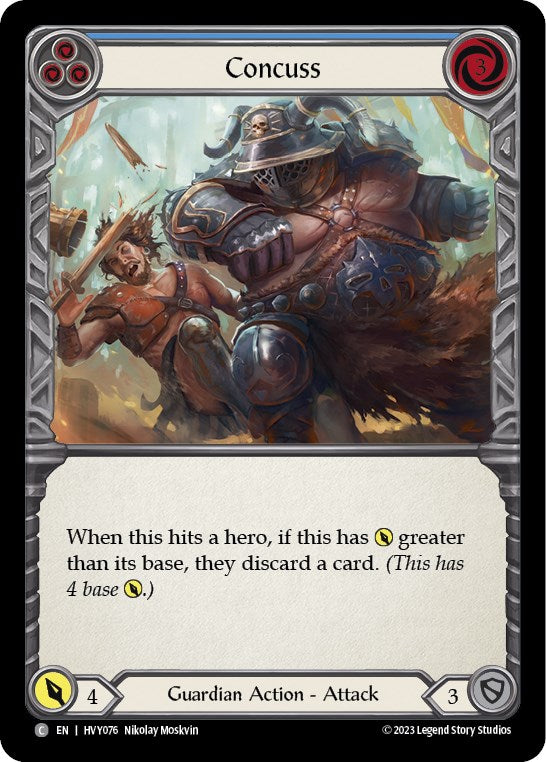 Flesh and Blood TCG: Concuss (Blue) image