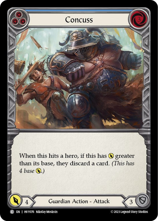 Flesh and Blood TCG: Concuss (Blue) image