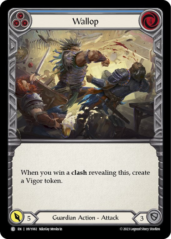 Flesh and Blood TCG: Wallop (Blue) image